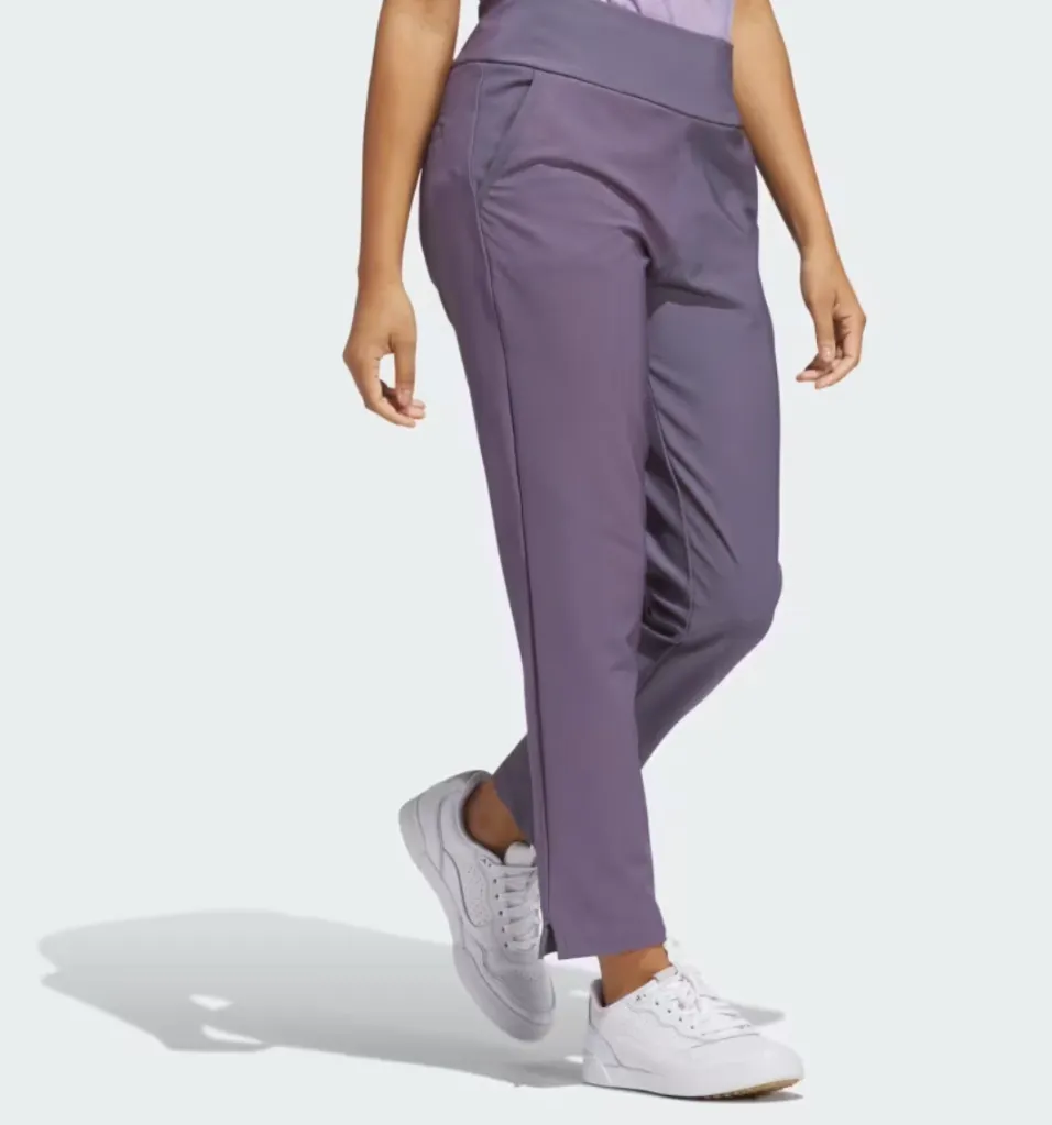 [JX9158S] Adidas Womens Golf Pants | Ankle | Cave Purple (S)