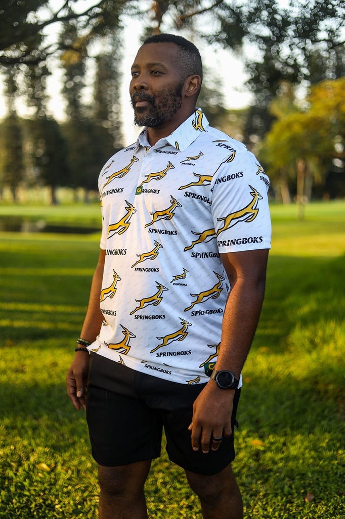 Custom Apparel Mens Golf Shirt | Springbok Print