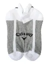 Callaway Golf Socks | Anklet | White-Grey