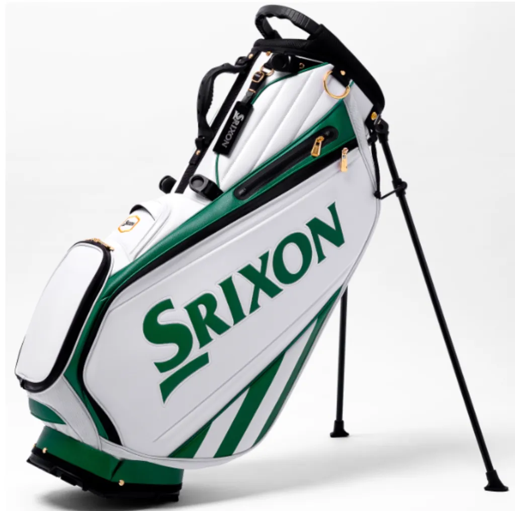 Srixon Golf Bag and Headcover | Limited Edition | The Masters 2026 | Tour Stand | Green-White