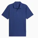 Puma Mens Golf Shirt | Mattr Geode Polo | Blue Jewel