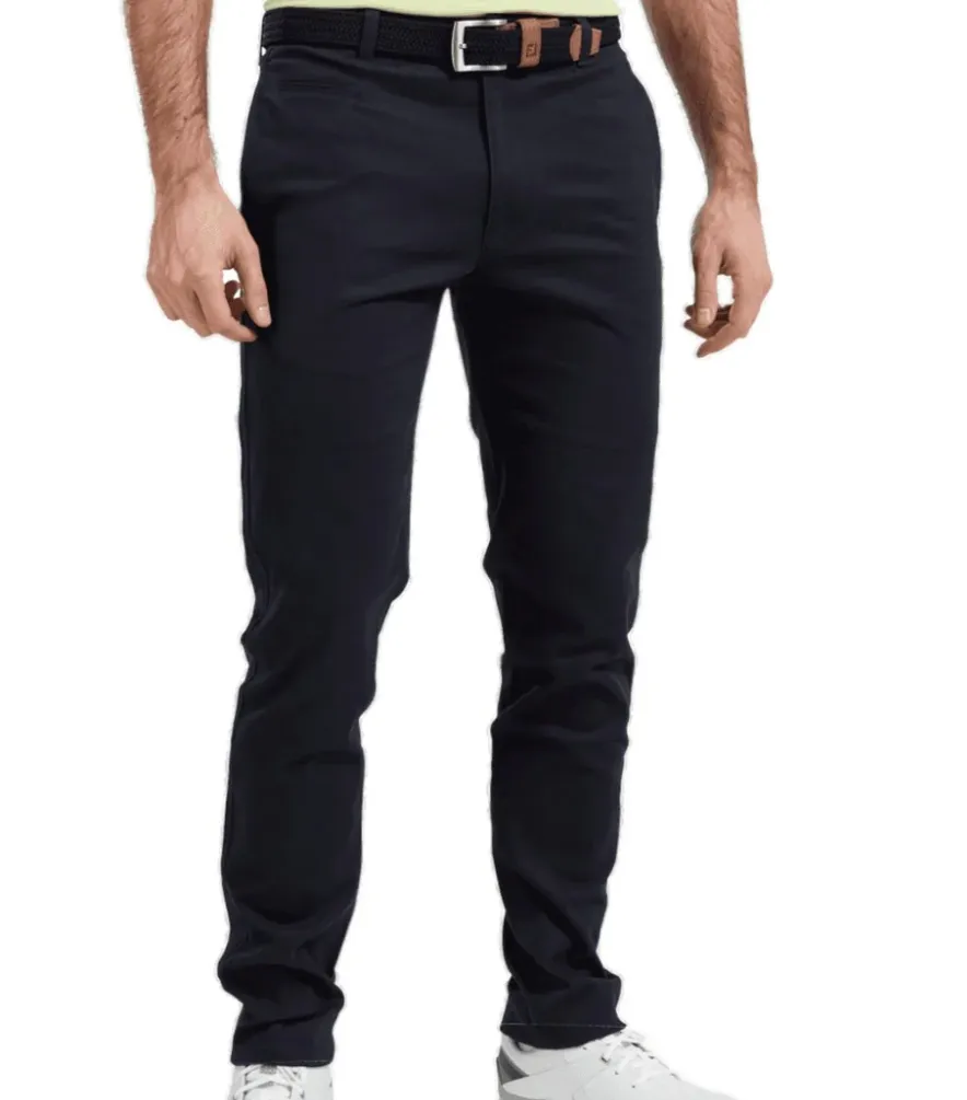 [90389-34] Mens Footjoy Golf Pants | Tapered Fit Chino | Navy (W34/34L)