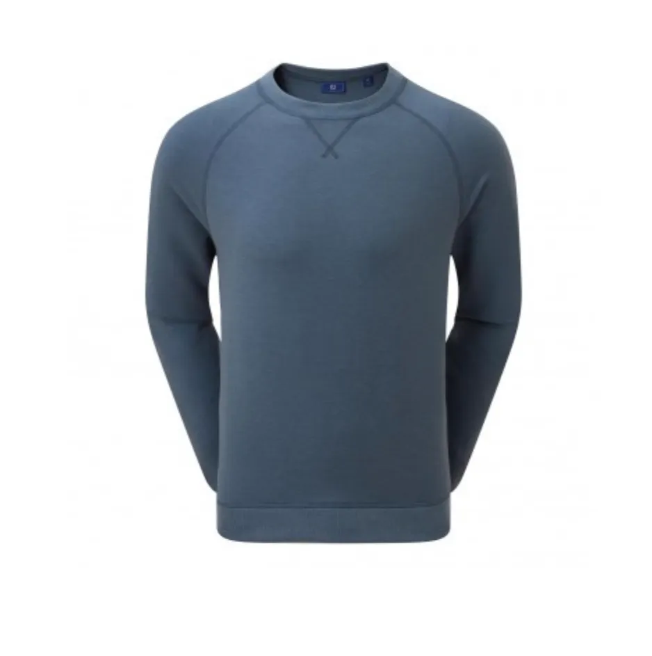 [88406-XXL] Mens Footjoy Crew Neck Sweather | Drirelease French Terry | Navy