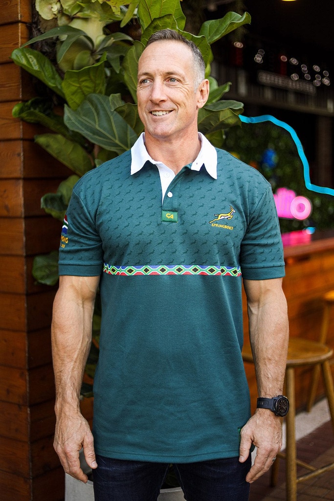 [SKUIQ2046] Custom Apparel Men's Supporters Jersey | Springbok (S)