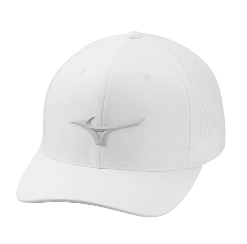 Mizuno Mens Golf Cap | Tour Vent | White