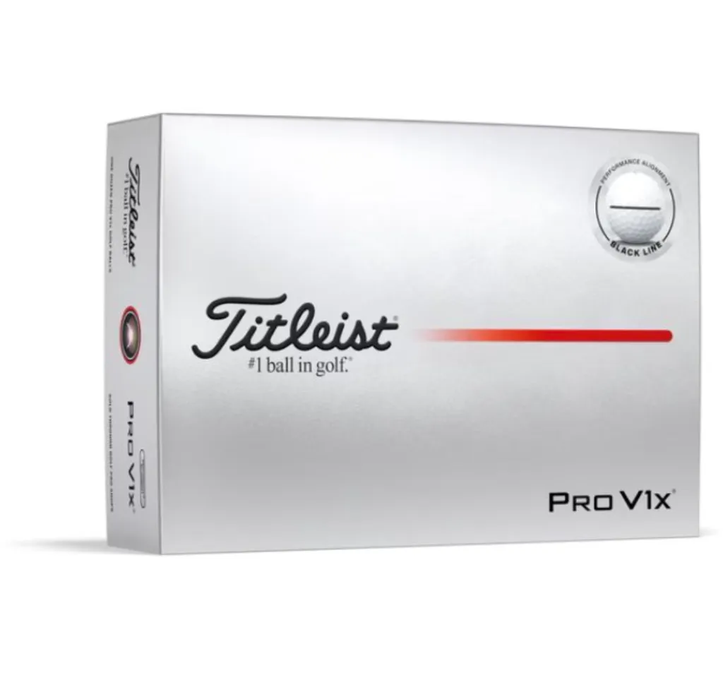 [T2049S-PAR] Titleist Golf Balls | Pro V1X Performances Align Red 2025 Sleeve