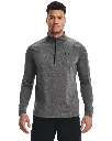 Under Armour Mens Jersey | Tech 2.0 1-2 Zip | Carbon Heather