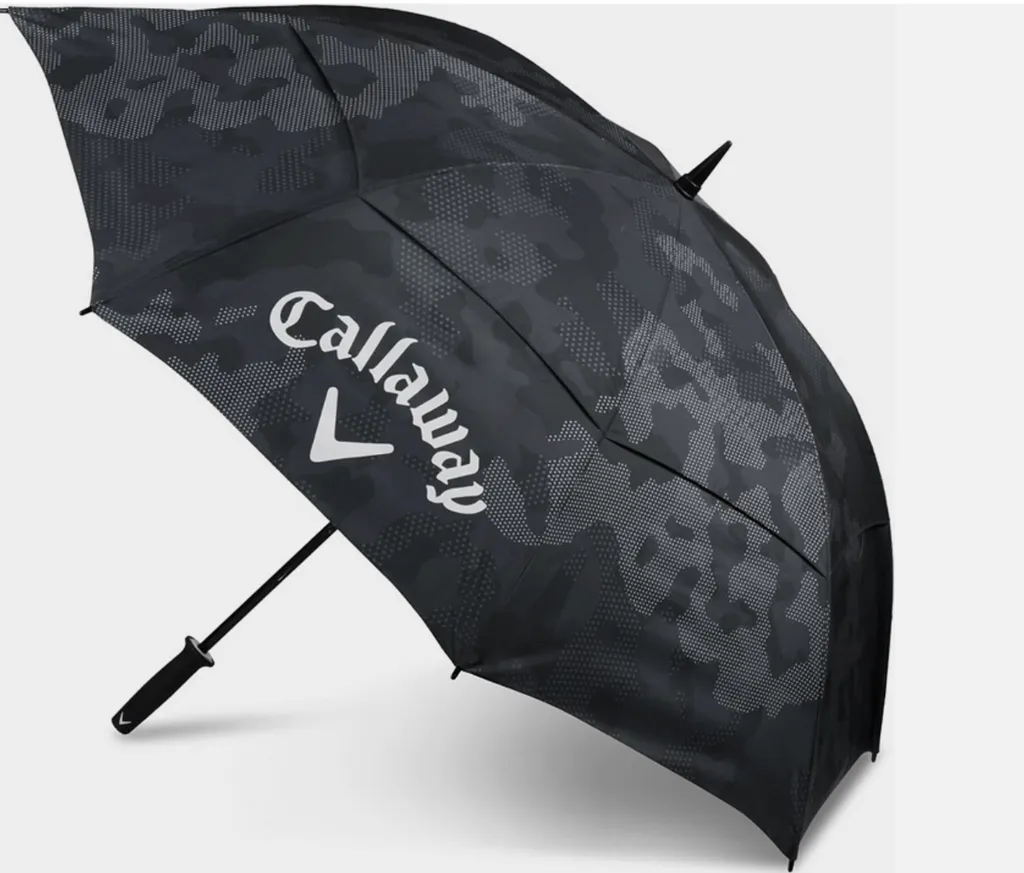 [3300027G-824] Callaway Umbrella | Double Shield  64 | Black Camo