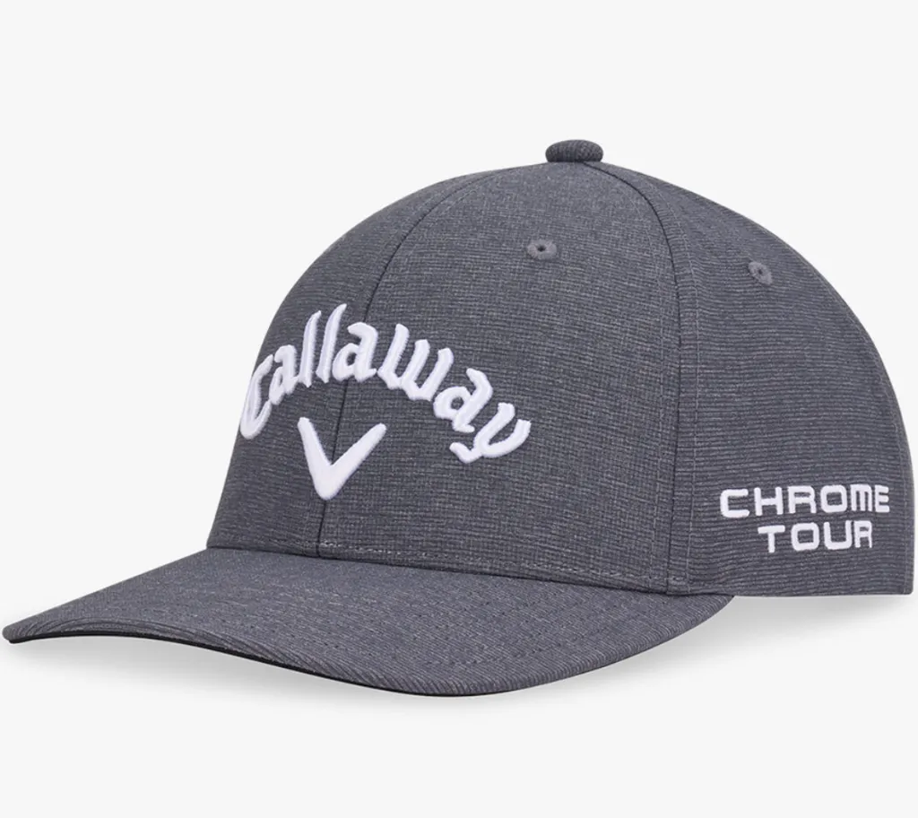 Callaway Mens Golf Cap | Tour Performance | Pro 26 | Charcoal