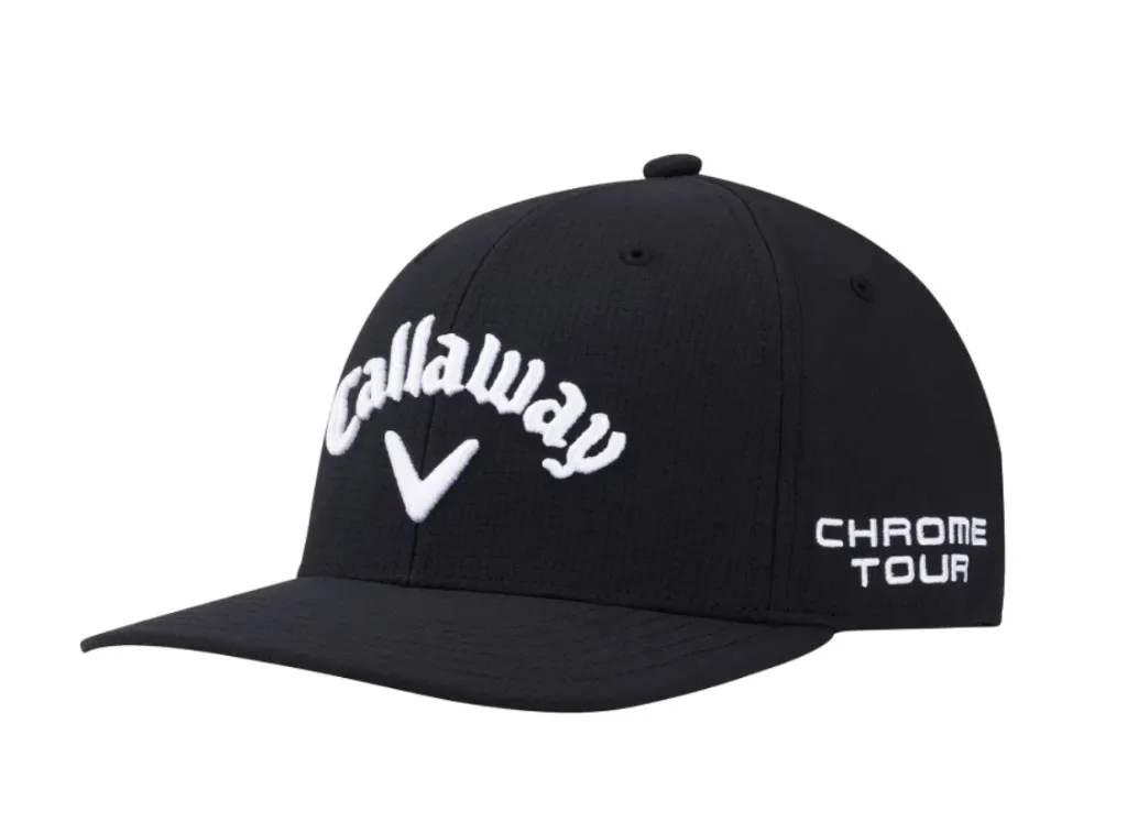 [4001577G-01] Callaway Mens Golf Cap | Tour Performance | Pro 26 | Black