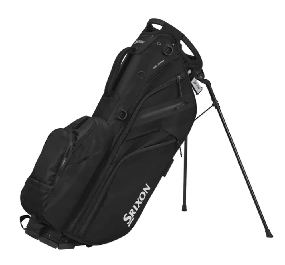 [12132627] Srixon Golf Bag | Premium Stand | Black-Black