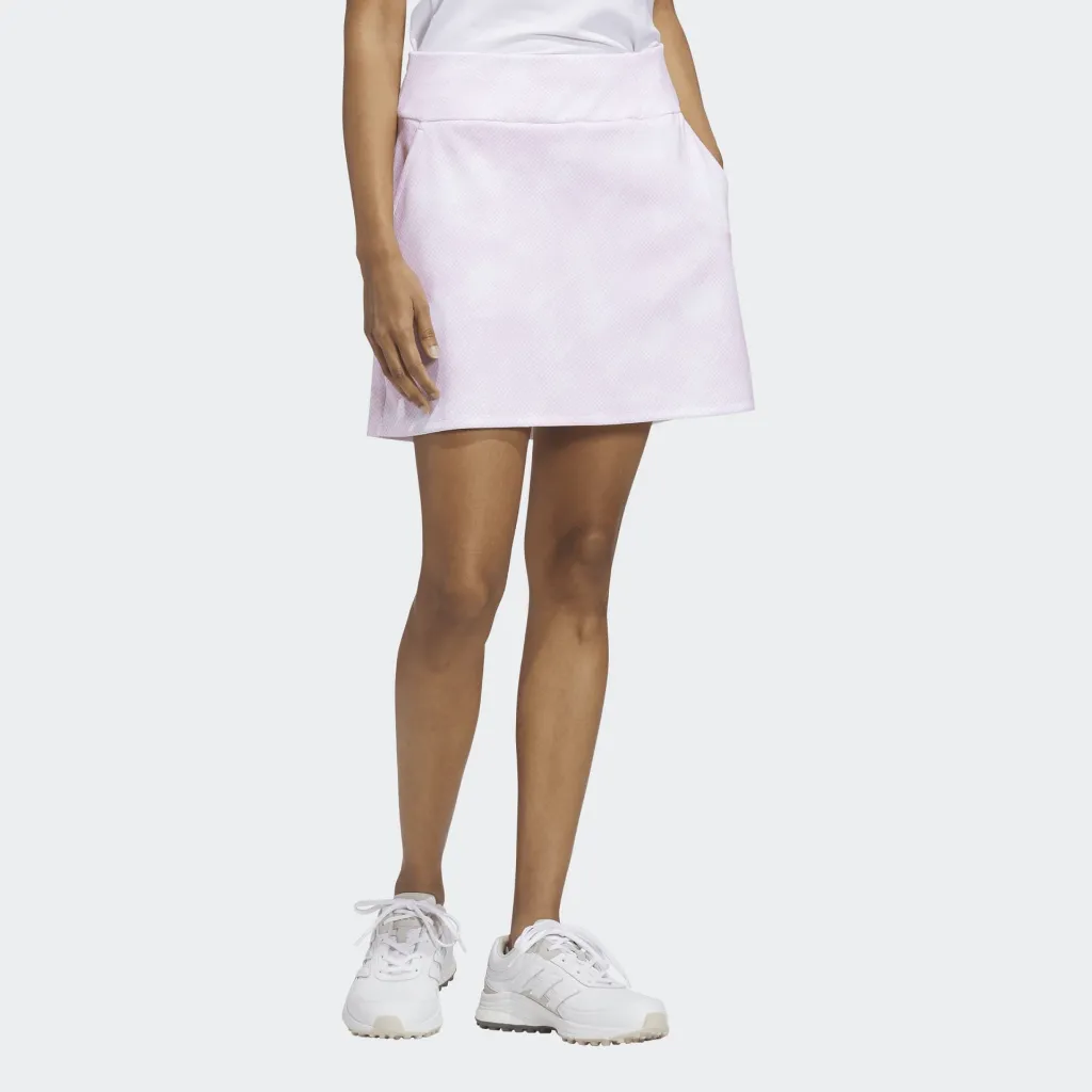 Adidas Womens Golf Skorts | Ultimate 365 Printed | Pink-White