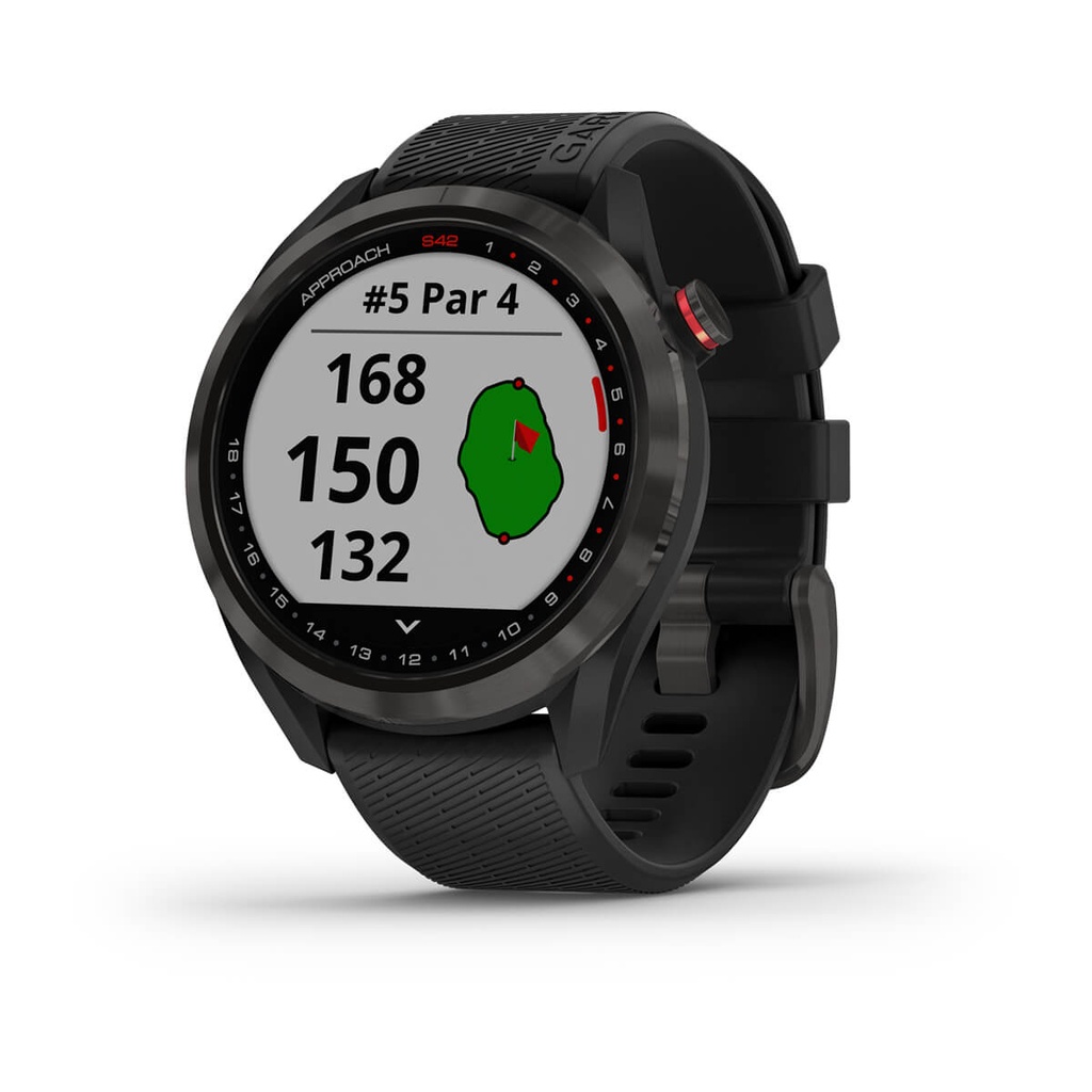 [GAS42W01] Garmin Golf Watch | Approach S42 (Carbon Grey)