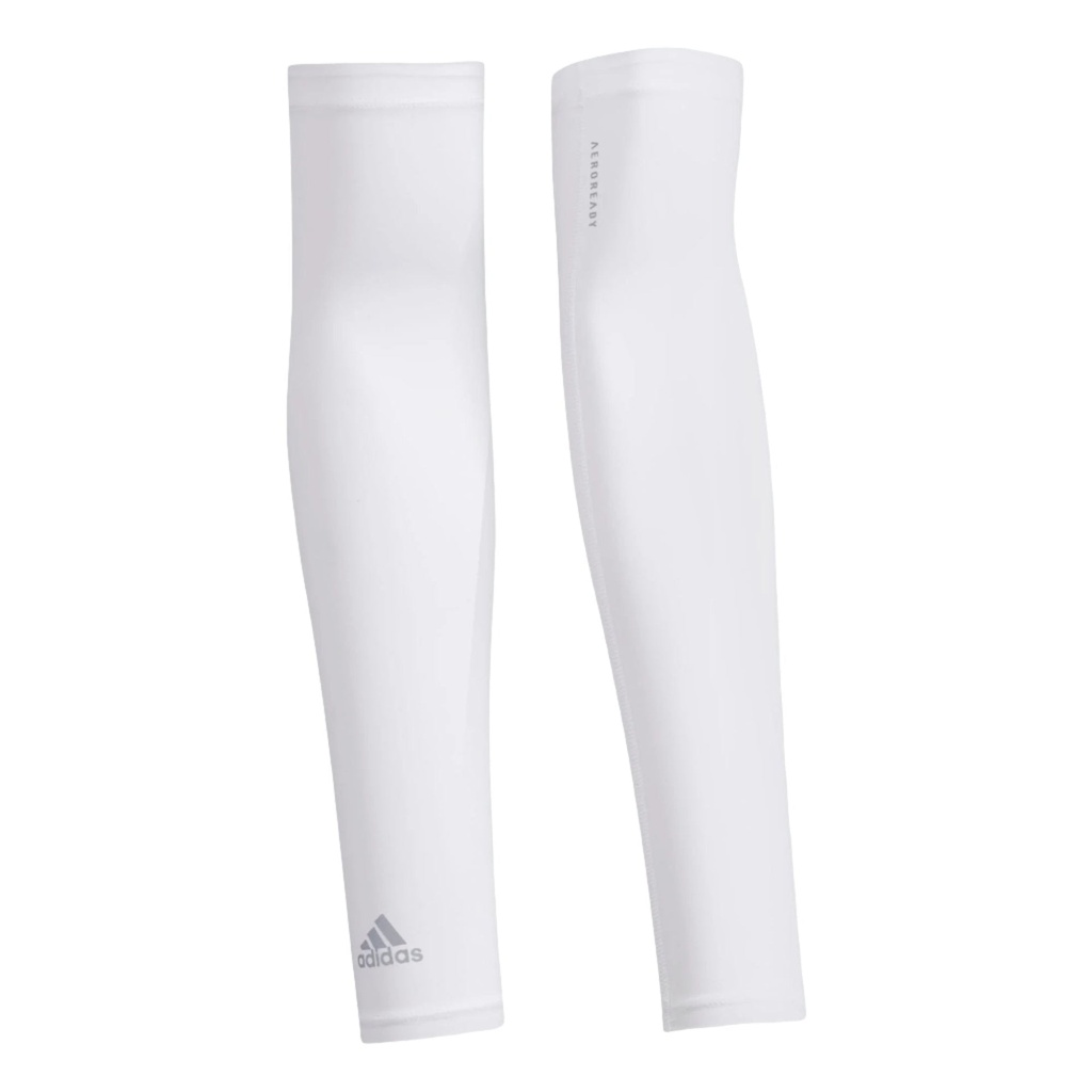 Adidas Mens Golf Arm Sleeves | UV | White