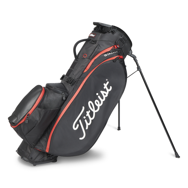 [TB23SX9006] Titleist Golf Bag | Players 5 Stadry Stand | Black/Red