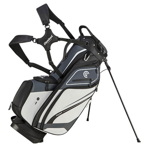 [CSSB003] Cleveland Golf Bag | Saturday Stand | Charcoal/White/Black