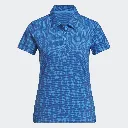 Adidas Womens Golf Shirt | Ultimate365 Jacquard Climacool Polo |  Blue