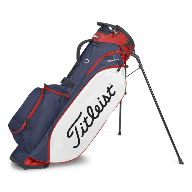 [TB23SX2-416] Titleist Golf Bag | Players 4 StaDry | Navy/White/Red