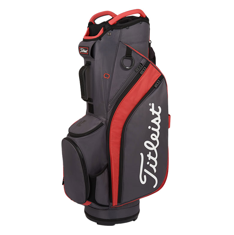 [TB22CT6-260] Titleist Golf Bag | Cart 14 | Graphite/Red/Black