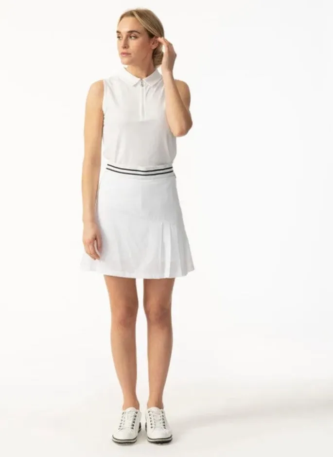 Daily Sports Womens Golf Skort | Elissa 45CM | White
