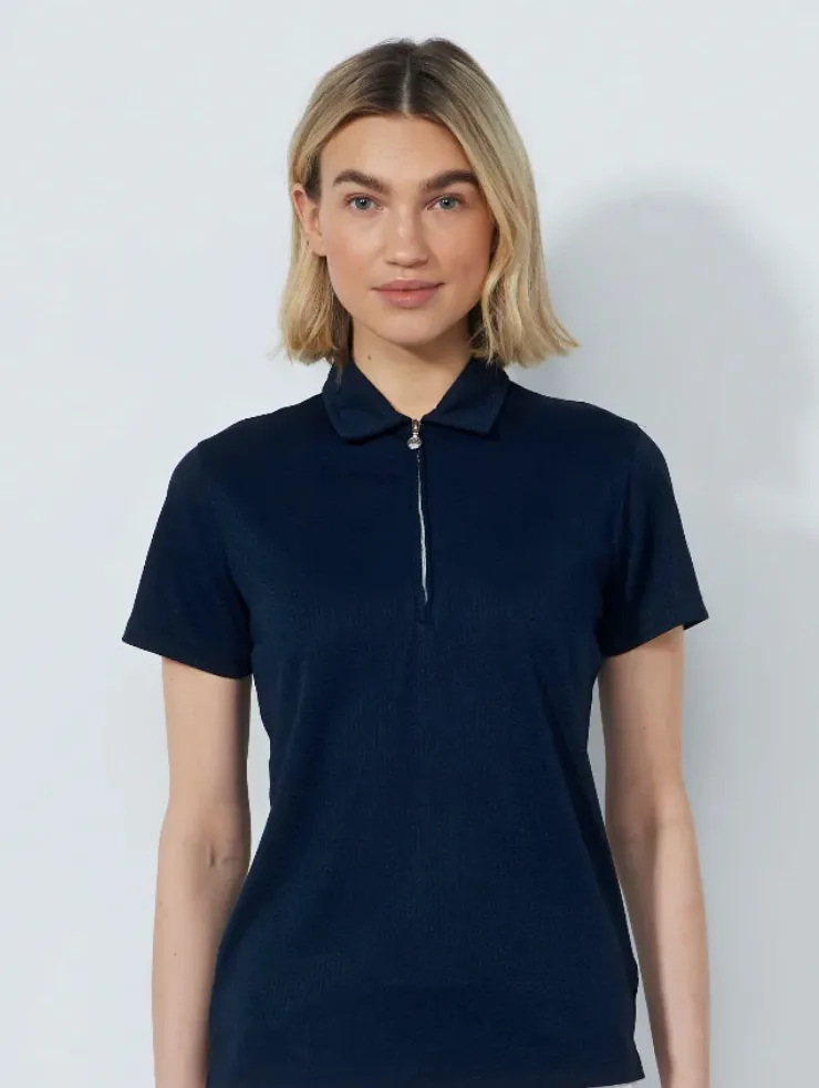 Daily Sport Womens Golf Shirt | Peoria SS | Navy
