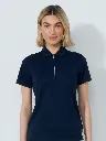 Daily Sport Womens Golf Shirt | Peoria SS | Navy