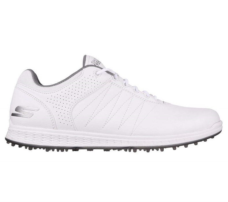 [54545W7] Skechers Mens Golf Shoes | Pivots | White-Grey (UK7)