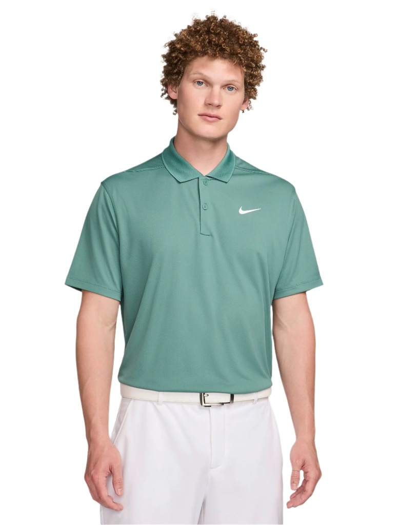 [DH0822361M] Nike Men's Golf Shirt | Victory Solid | Green (M)