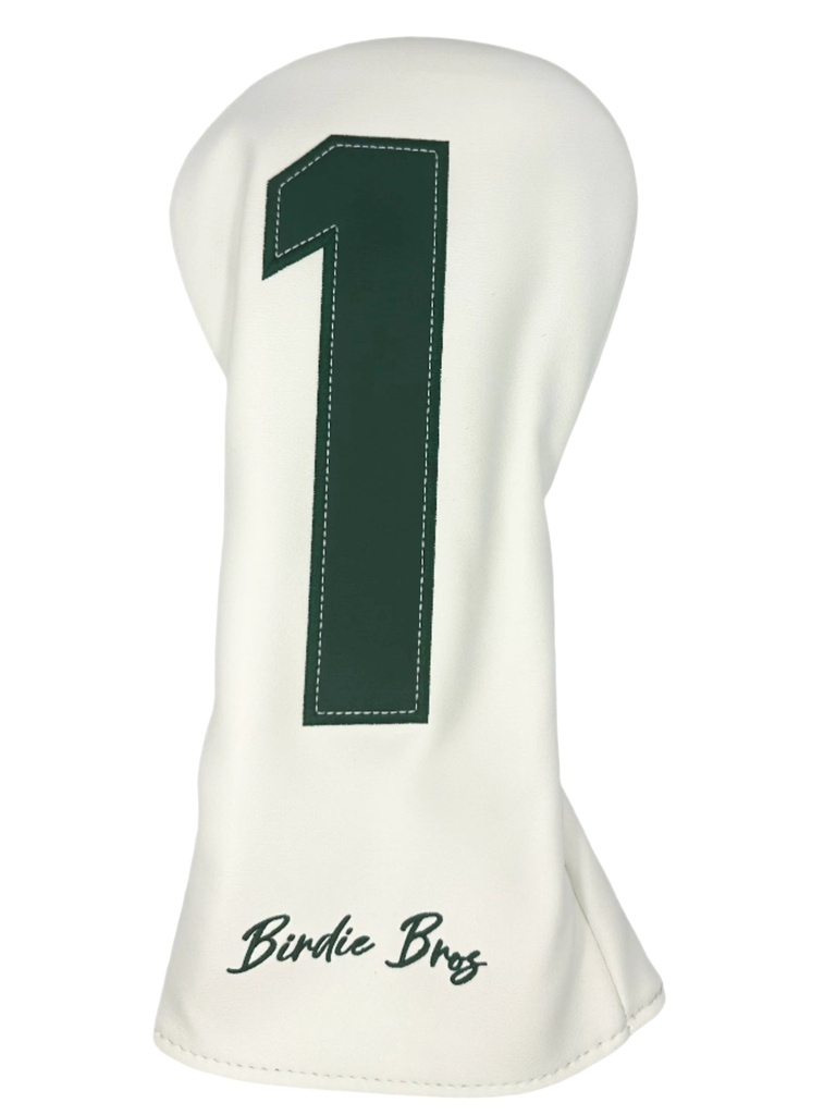 [BBDWG01] Birdie Bros Head Covers | Driver | White/Green