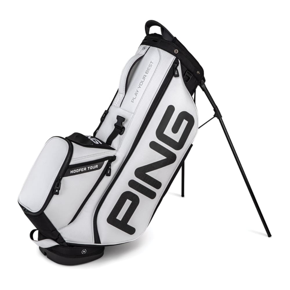 Ping Golf Bag | Hoofer Tour Stand | White-Black