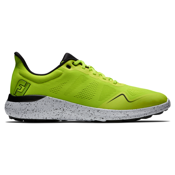 FOOTJOY MENS GOLF SHOES | FLEX | WHITE-BLACK-GREEN