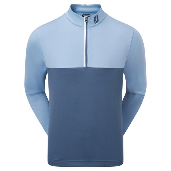 [88402XS] FOOTJOY MENS GOLF JERSEY | COLOUR BLOCK | BLUE-INK (XS)
