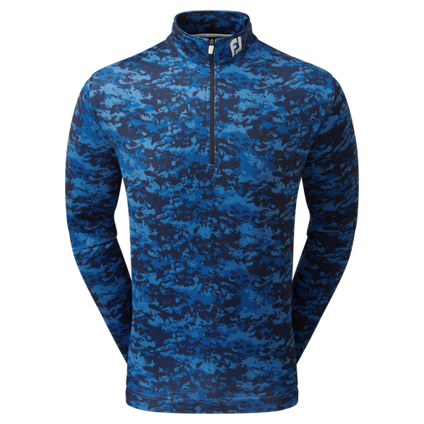FOOTJOY MENS GOLF MIDLAYER | EU CLOUD | CAMO NAVY