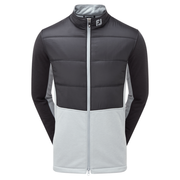 [87985XS] FOOTJOY MENS GOLF HYBRID PADDED JACKET | BLACK-GREY (XS)