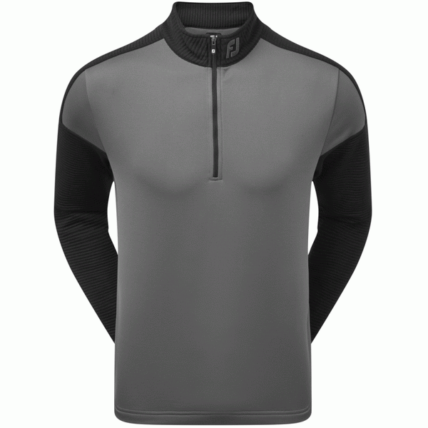 FOOTJOY MENS GOLF JERSEY | CHILLOUT XTREME | CHARCOAL-BLACK