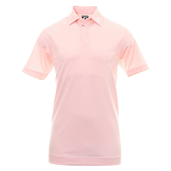 FOOTJOY MENS GOLF SHIRTS | STRETCH PIQUE SOLID | QUARTS PINK