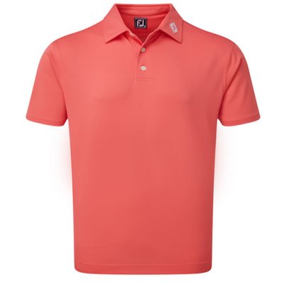 FOOTJOY MENS GOLF SHIRT | PIQUE | SOLID CAPE RED