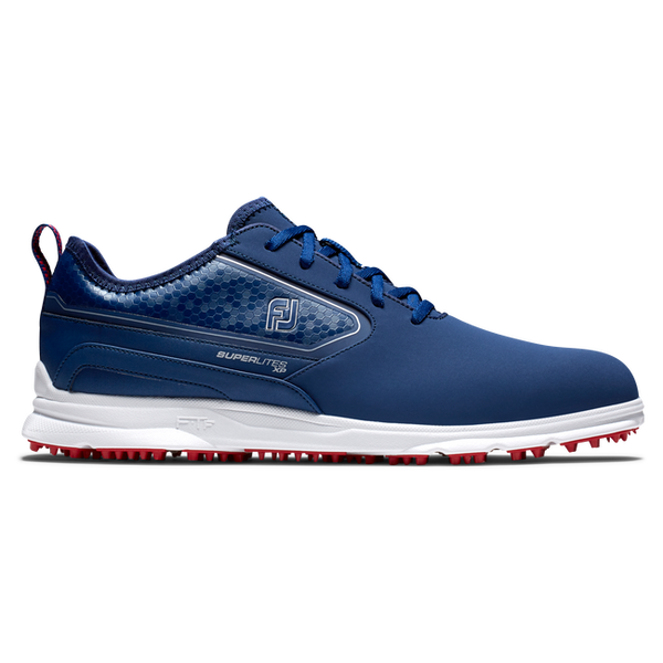 [58080080] FOOTJOY MENS GOLF SHOES | SUPERLITES | NAVY-WHITE-RED (UK7)