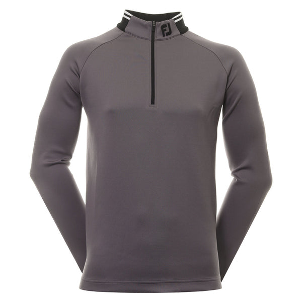 [80060S] FOOTJOY MENS GOLF MIDLAYER | EU RIB TRIM CHILLOUT | LAVA (S)