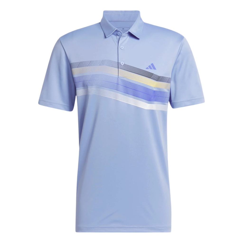 [IX2017S] Adidas Men's Golf Shirts | Core Chest Stripe | Blue (S)