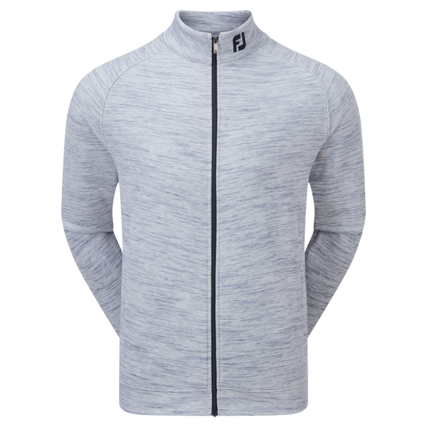 FOOTJOY MEN'S GOLF JERSEY | SPACE DYE FLEECE FULL ZIP MID | NAVY