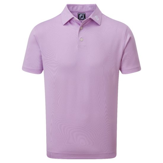 FOOTJOY MENS GOLF SHIRTS | STRETCH PIQUE SOLID | LAVENDER