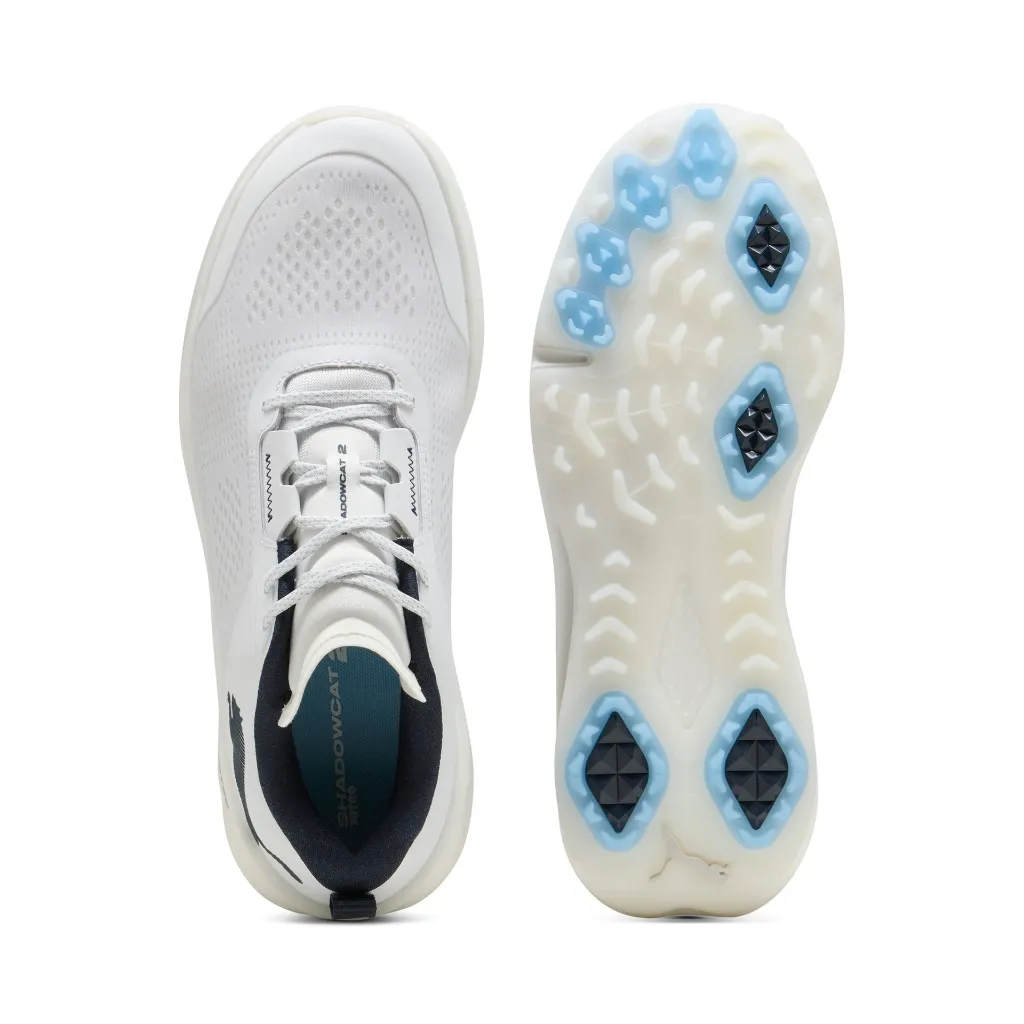 [310249048] Puma Mens Golf Shoes | Shadowcat Nitro | White-Navy (UK8)