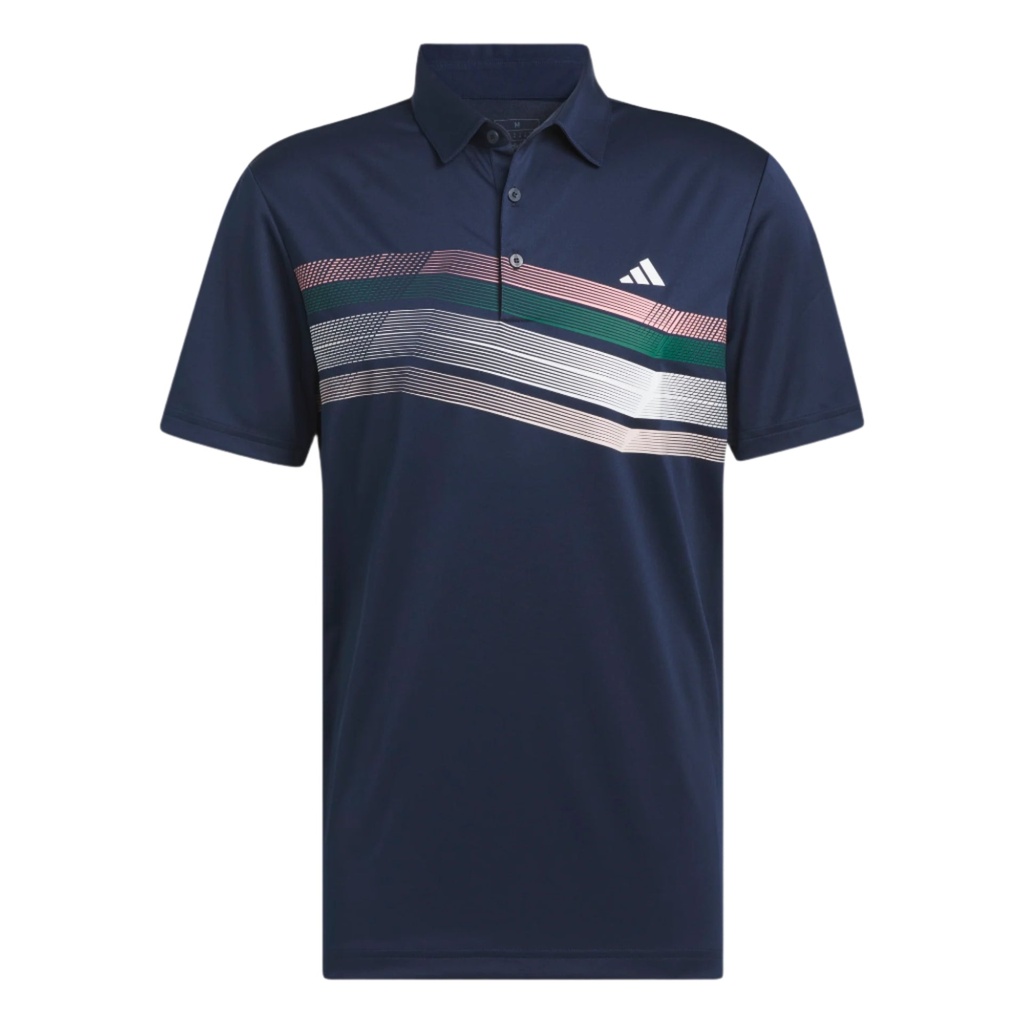 Adidas Mens Golf Shirts | Core Chest Stripe | Navy