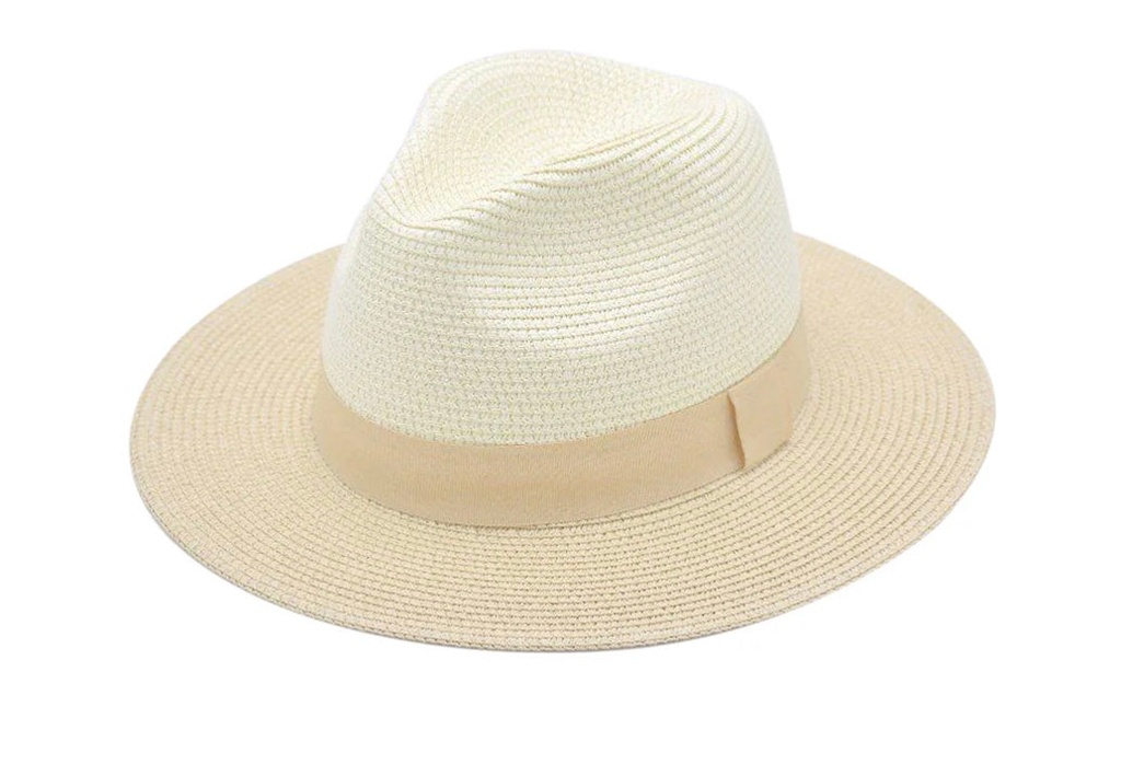 360Five Women's Fedora Hat | Tyler | Natural/Beige