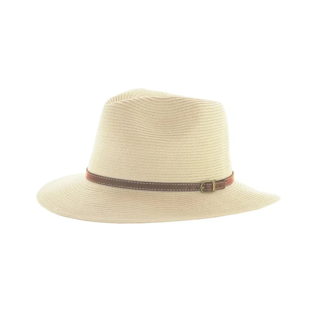 [SKUIQ878] 360Five Women's Fedora Hat | Cooper | Beige (L/XL)
