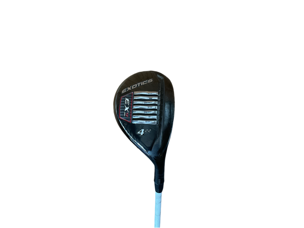 [SEC416] PRELOVED EXOTICS GOLF CLUBS | HYBRID | X-3 22 DEG RH