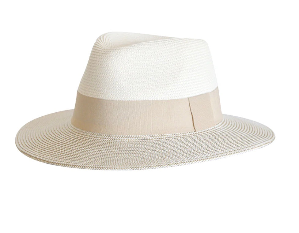 Emthunzini Womens Fedora Hat | Naledi | Ivory-Stone