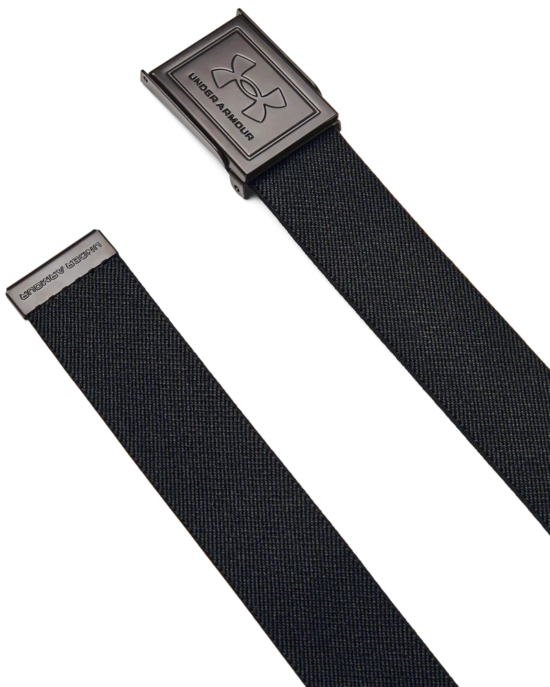 [1383935-410- OSFM] Under Armour Men`s Golf Belt | Stretch Webbing (Navy)