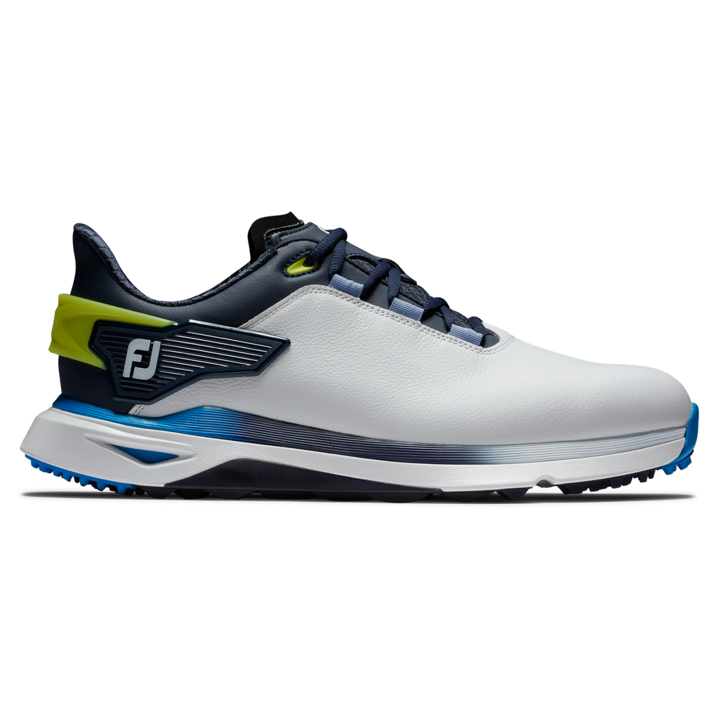 [569147] Footjoy Men's Golf Shoes | Pro SLX (White/Navy/Blue, UK7)